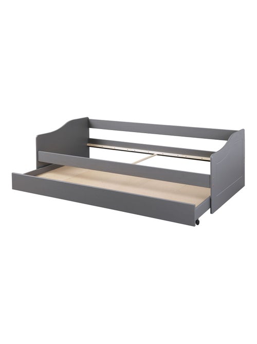 Lit gigogne en bois massif - Kiabi