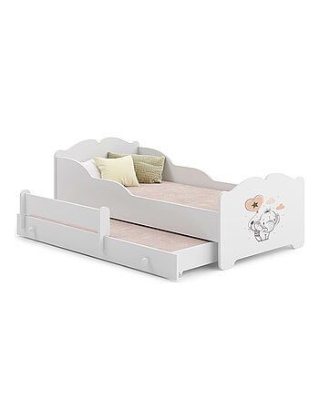 Lit gigogne enfant blanc ARMONA