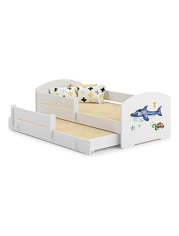 Lit gigogne enfant blanc LOU