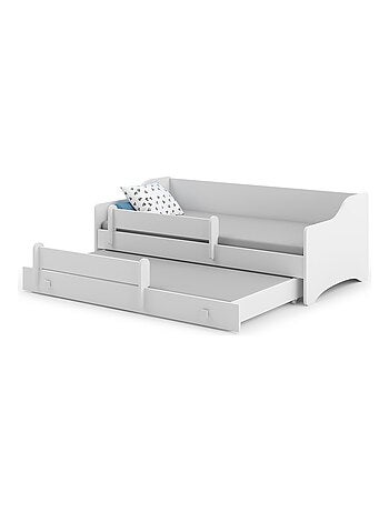 Lit gigogne enfant EVOC 2*160x80cm avec matelas