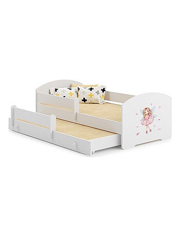 Lit gigogne enfant blanc LOU