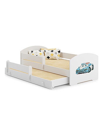 Lit gigogne enfant blanc LOU