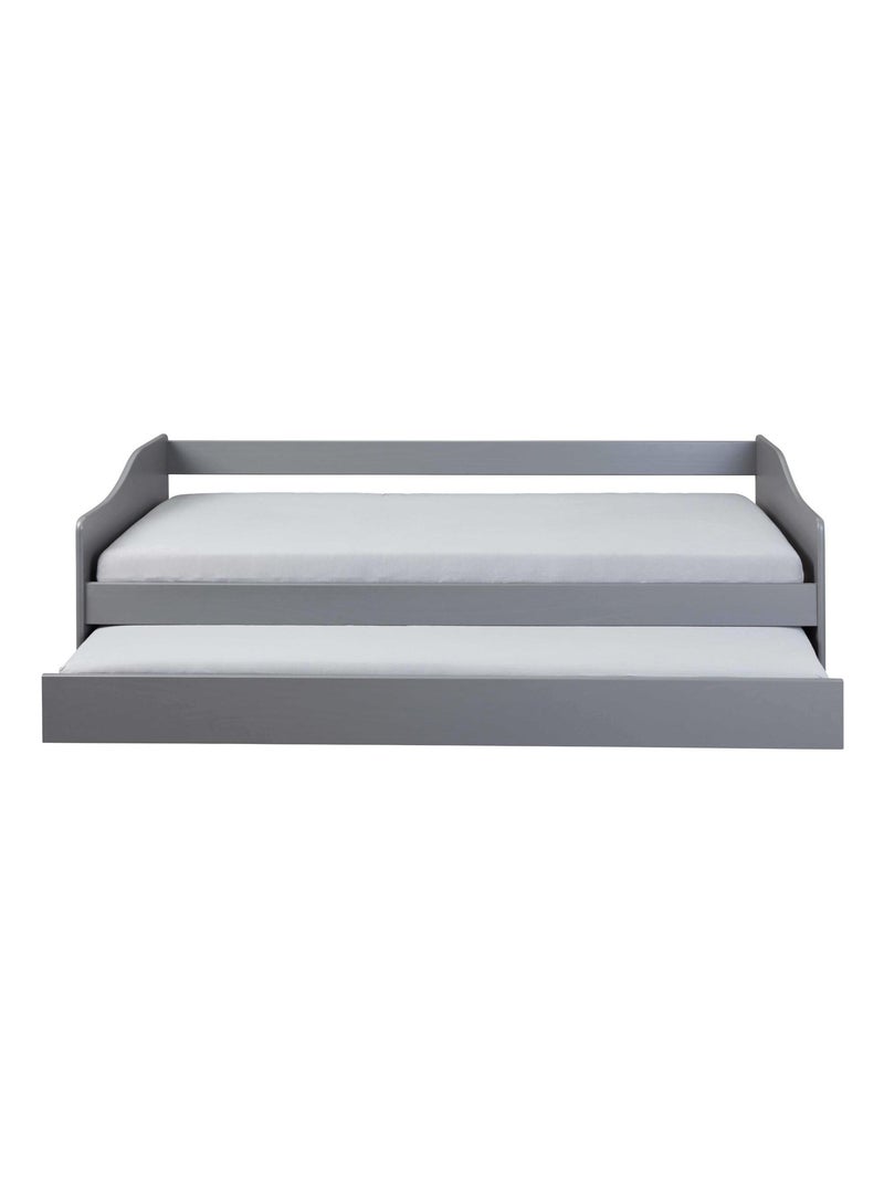 Lit gigogne Gris - Kiabi