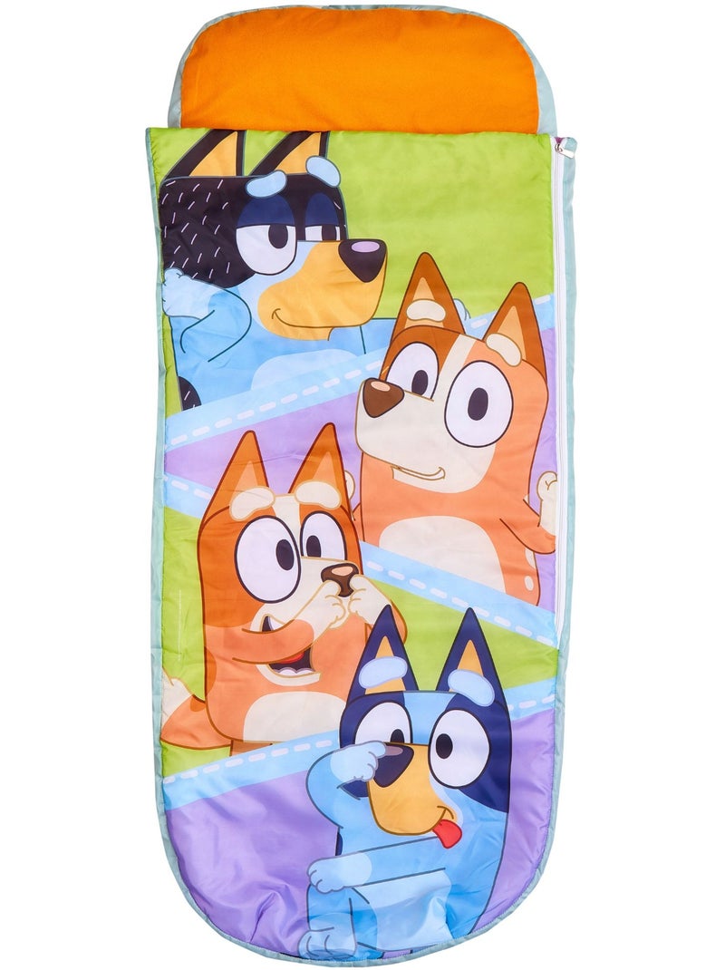 Lit gonflable 2 en 1  avec sac de couchage intégré - Bluey Multicolore - Kiabi