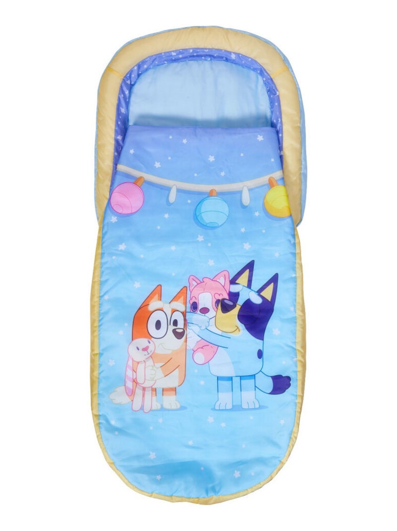 Lit gonflable 2 en 1 avec sac de couchage intégré - Bluey ready bed Bleu - Kiabi