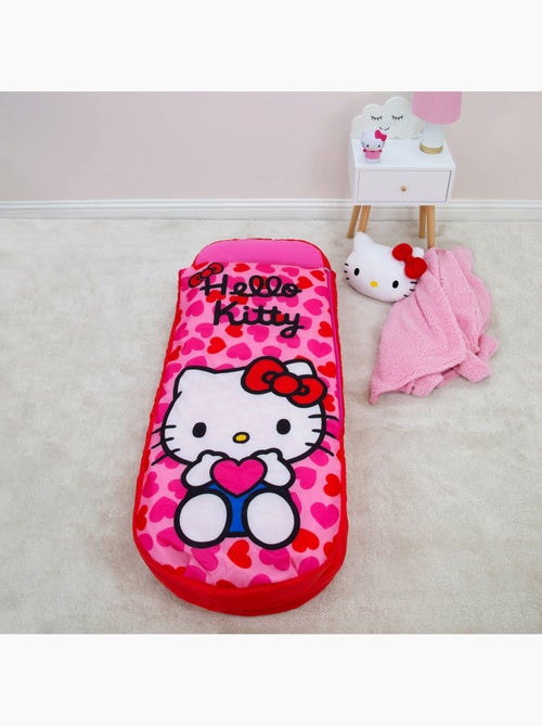 Lit gonflable 2 en 1  avec sac de couchage intégré - Hello Kitty Coeurs - Kiabi