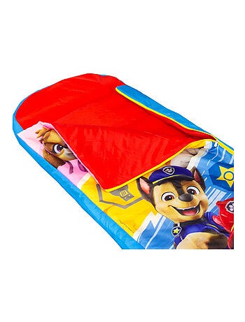 Lit gonflable 2 en 1 avec sac de couchage intégré - Pat'Patrouille