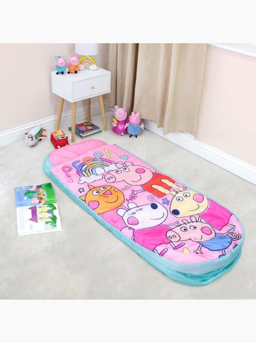 Lit gonflable 2 en 1 avec sac de couchage intégré - Peppa Pig Sunny - Kiabi Lit gonflable 2 en 1 avec sac de couchage intégré - Peppa Pig Sunny - Kiabi