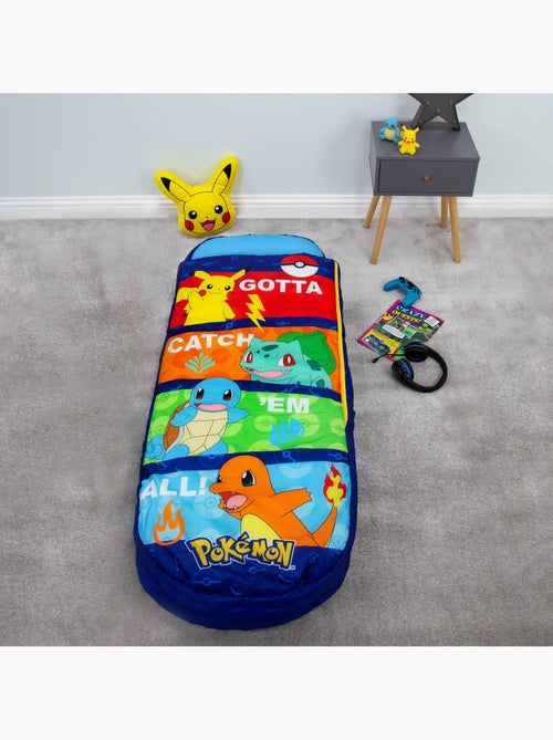 Lit gonflable 2 en 1  avec sac de couchage intégré - Pokemon Catch - Kiabi