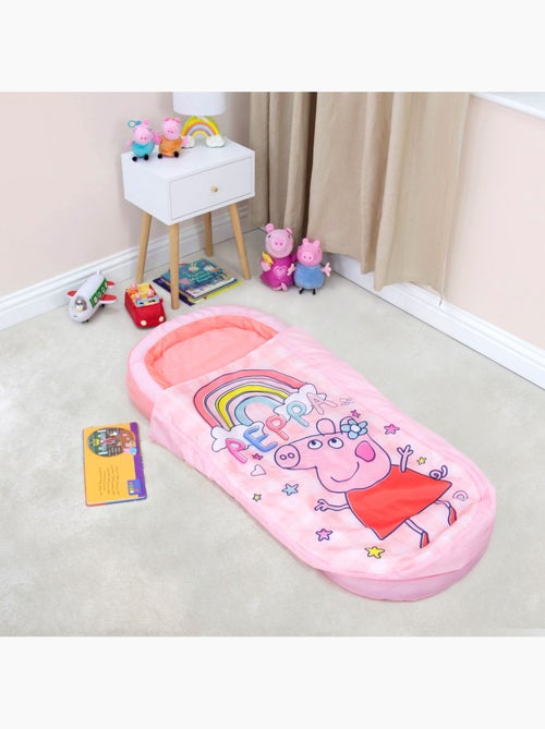 Lit gonflable 2 en 1 avec sac de couchage intégré Peppa Pig  Ready Bed Arc en Ciel - Kiabi