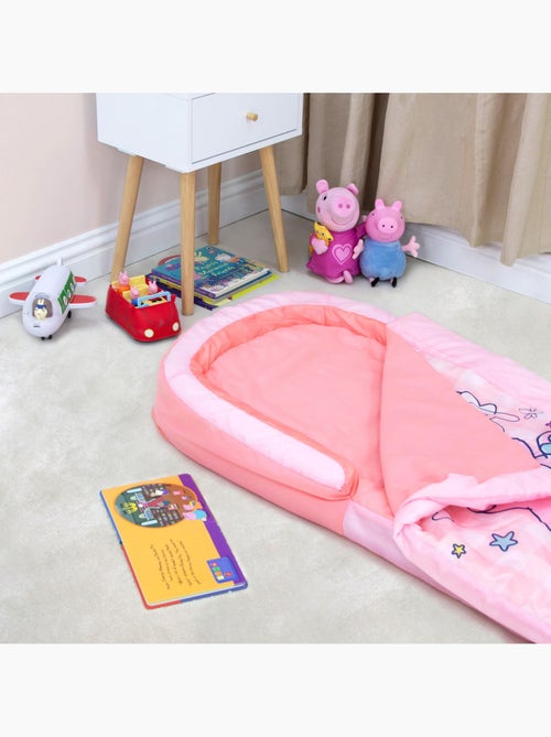 Lit gonflable 2 en 1 avec sac de couchage intégré Peppa Pig  Ready Bed Arc en Ciel - Kiabi