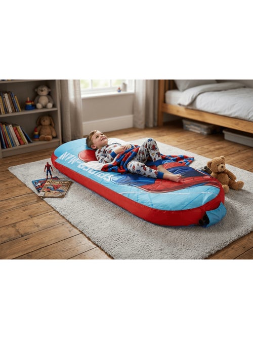Lit gonflable et sac de couchage portable spiderman - Kiabi