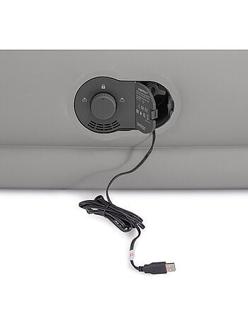 Lit gonflable Raised Comfort USB 2 personnes