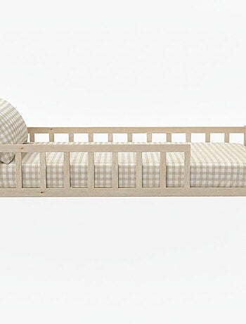 Lit inspiration Montessori enfant à barreaux 90x190