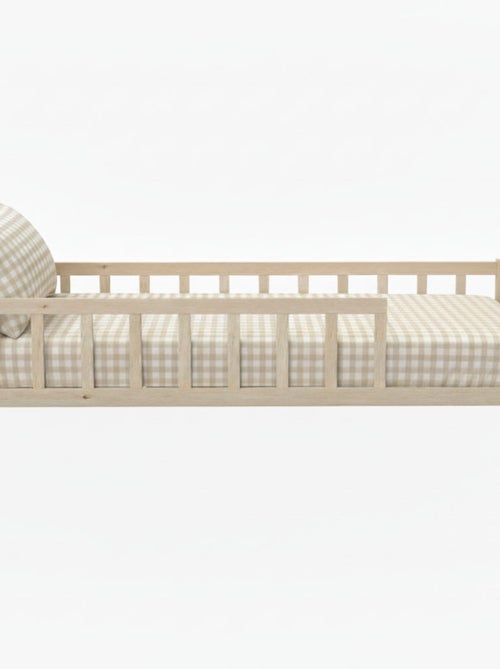 Lit inspiration Montessori enfant à barreaux 90x190 - Kiabi