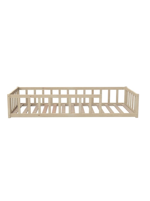 Lit inspiration Montessori enfant à barreaux 90x190 - Kiabi