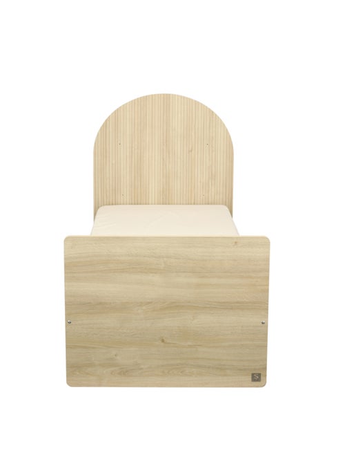 Lit junior 90x190 - tête de lit forme arche - SAUTHON - Kiabi