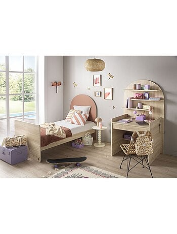 Lit junior 90x190 - tête de lit forme arche - SAUTHON