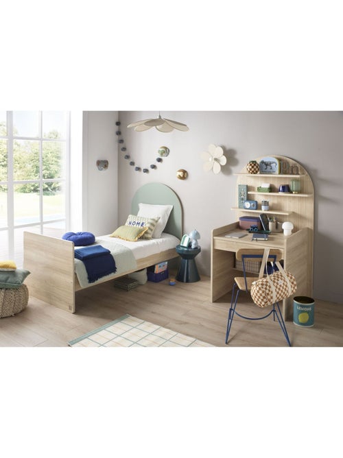 Lit junior 90x190 -  tête de lit forme arche - SAUTHON - Kiabi