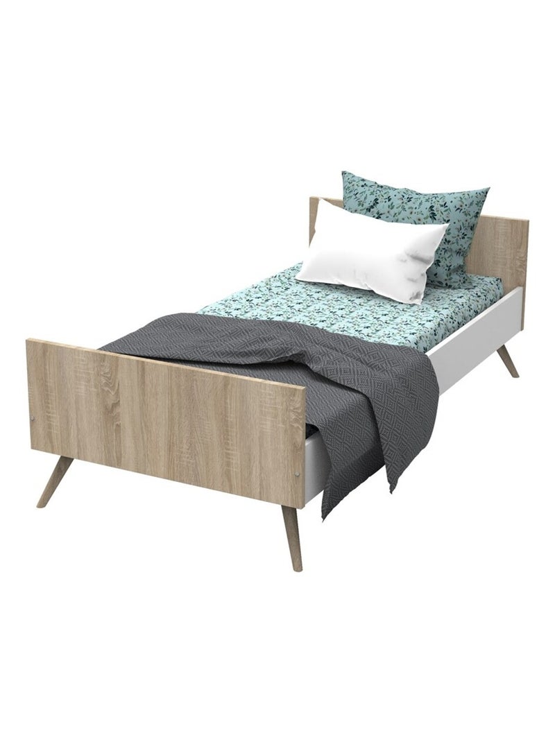 Lit junior en bois - Marron - Kiabi