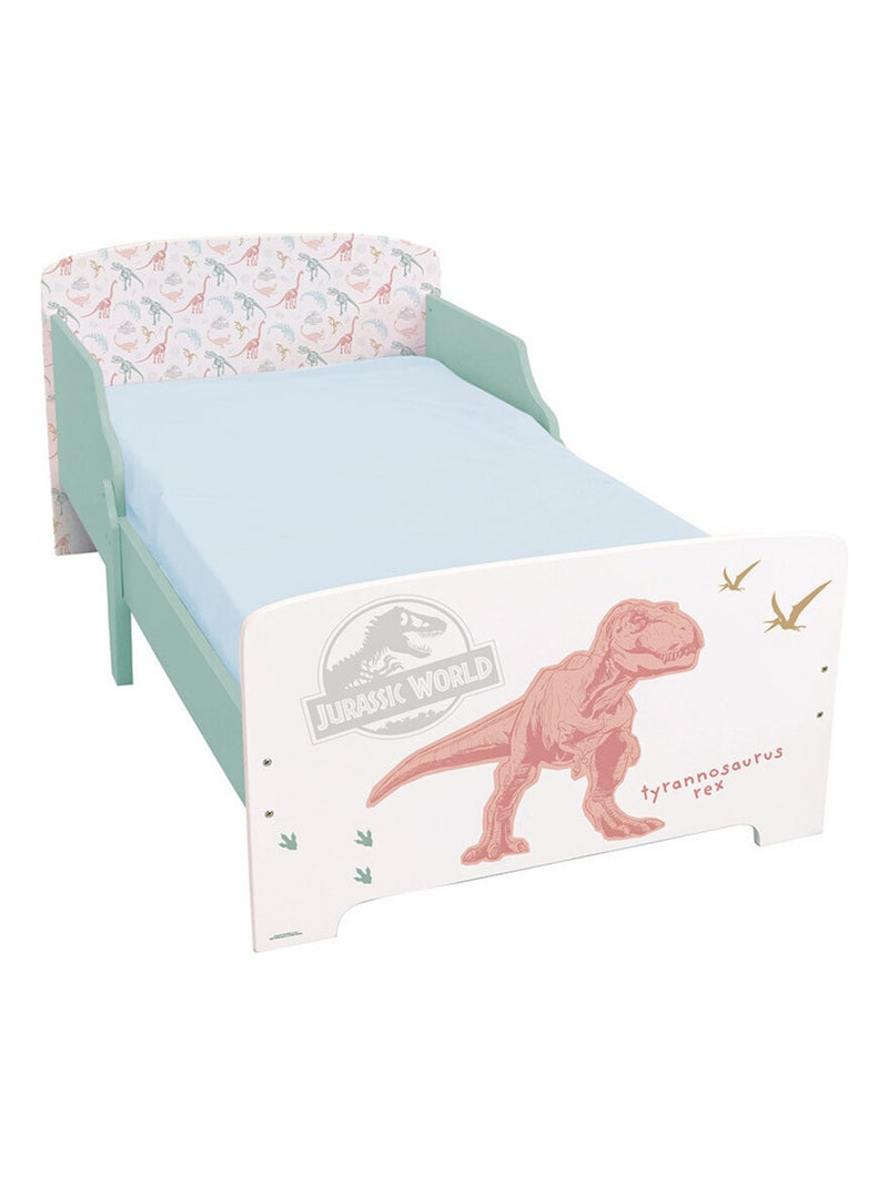 Lit Jurassic world vert Lit + Sommier +lattes - 70x140 cm Vert - Kiabi