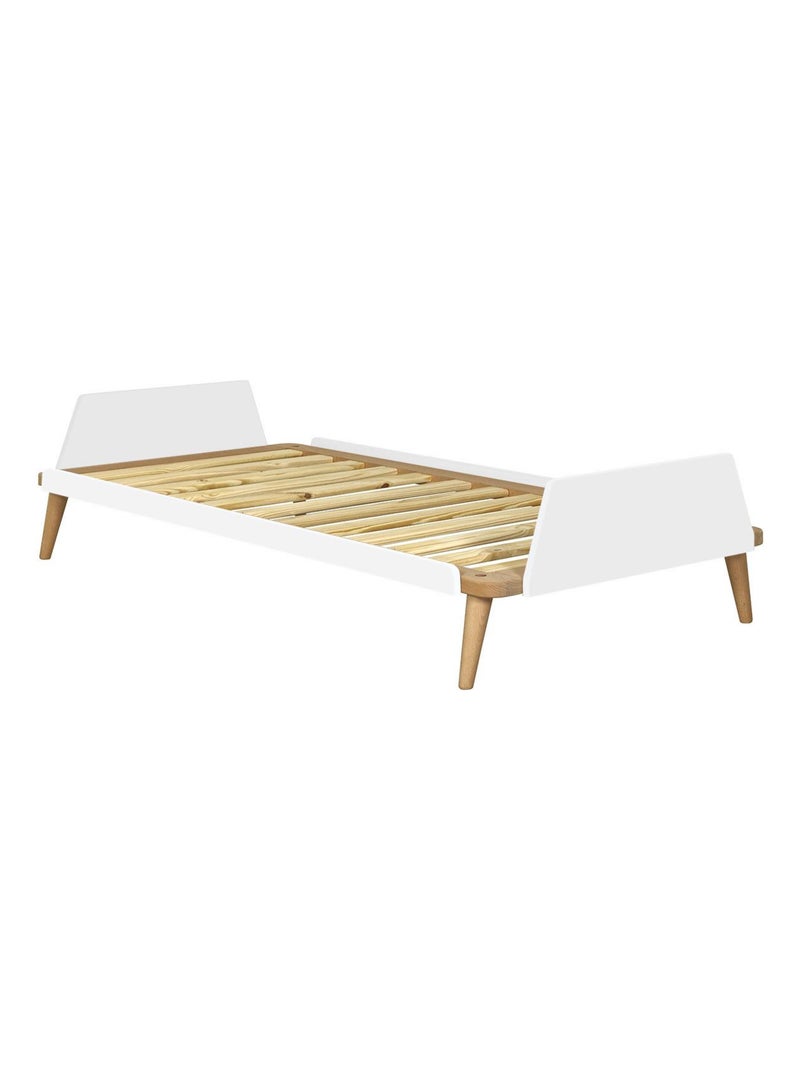 Lit Karl - AKITEN RETAIL Blanc Marron - Kiabi