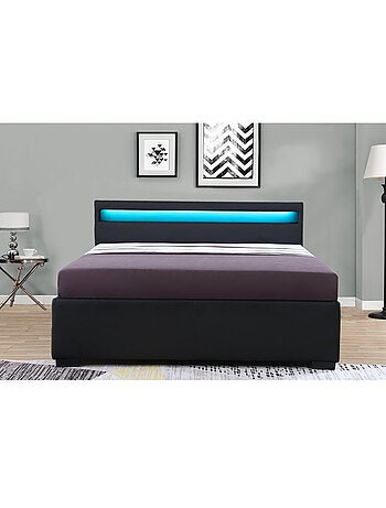 Lit LED avec 4 tiroirs