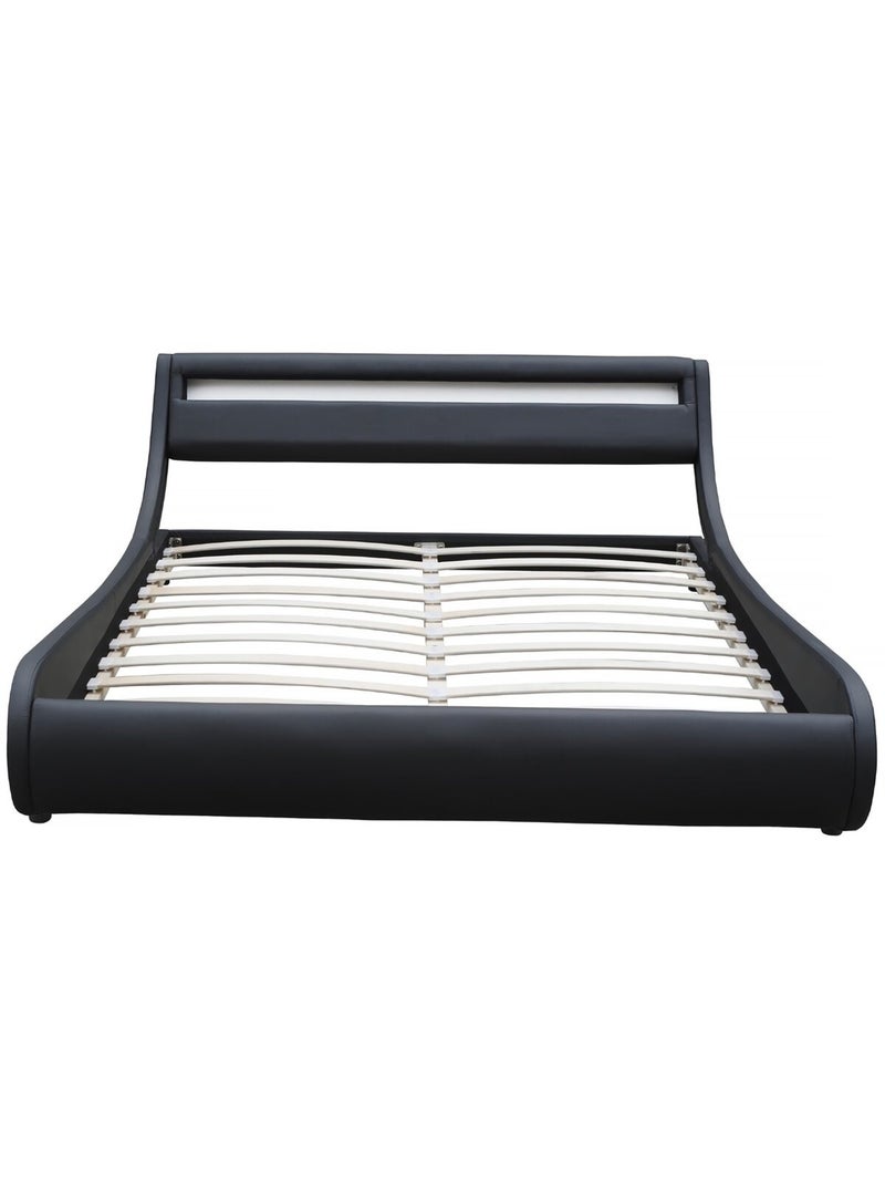 Lit LED "Natacha" Noir - Kiabi