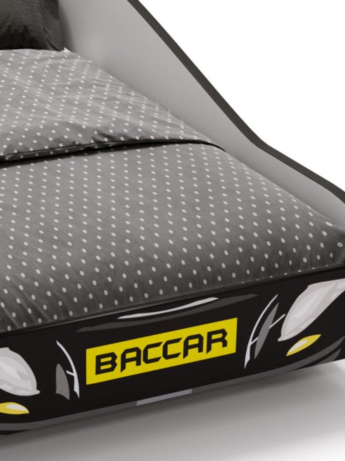 Lit + Matelas - Voiture de course Batcar Noire 140 x 70 cm - Kiabi
