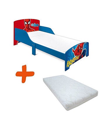 Lit + Matelas Spiderman Skrash Foooooosh ! 140x70 cm