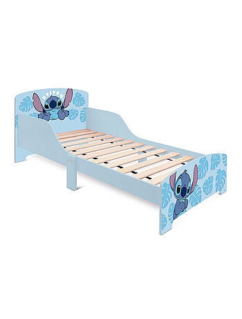 Lit + Matelas Stitch Disney feuilles tropicales 140x70 cm