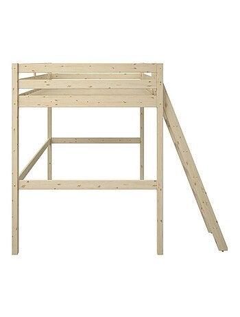 Lit mezzanine 2 places pin massif ISIDORE