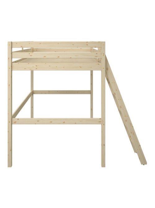 Lit mezzanine 2 places pin massif naturel ISIDORE - Kiabi Lit mezzanine 2 places pin massif naturel ISIDORE - Kiabi