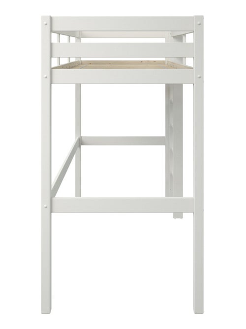 Lit mezzanine avec armoire et chauffeuse pin massif  ARTHUR - Kiabi