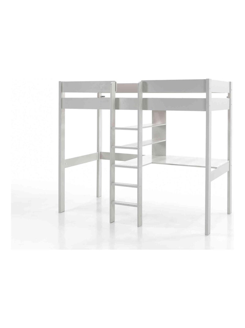 Lit mezzanine, échelle centrale Blanc - Kiabi