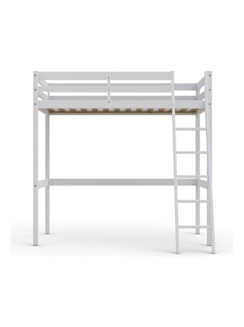 Lit mezzanine en bois massif - Kiabi