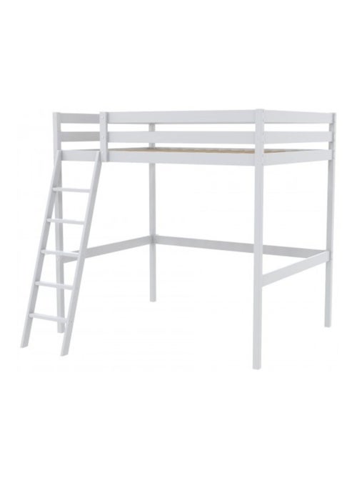 Lit mezzanine en bois massif - Kiabi