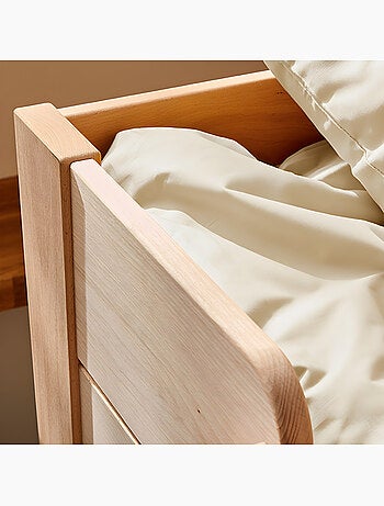 Lit mezzanine en hêtre massif ARMAND