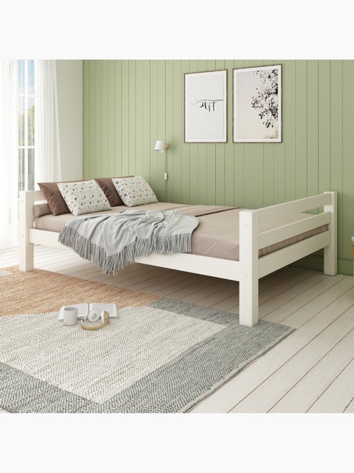 Lit mezzanine extra-solide en bois massif  HERCULE - Kiabi