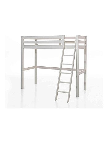 Lit mezzanine laqué