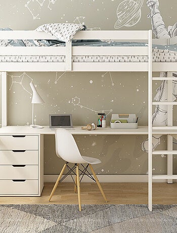 Lit mezzanine pin massif ARTHUR