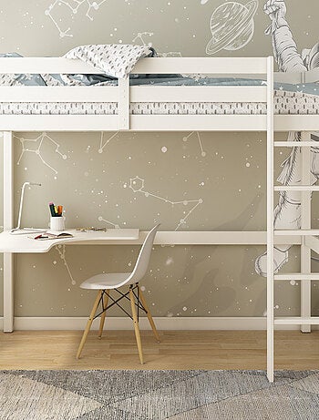 Lit mezzanine pin massif ARTHUR