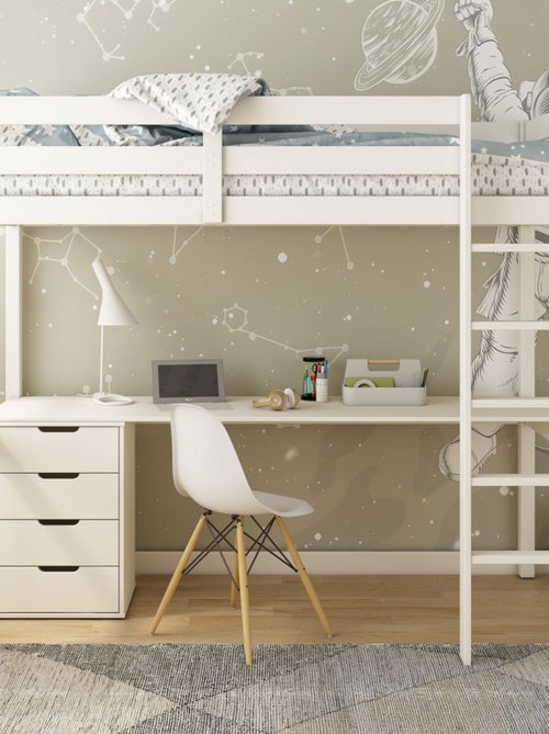 Lit mezzanine pin massif  ARTHUR - Kiabi
