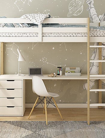 Lit mezzanine pin massif ARTHUR