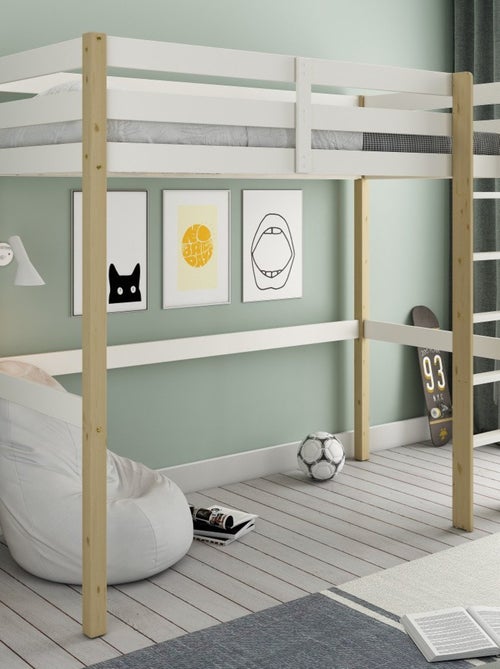Lit mezzanine pin massif   ARTHUR - Kiabi