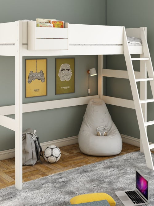 Lit mezzanine pin massif  COLETTE - Kiabi