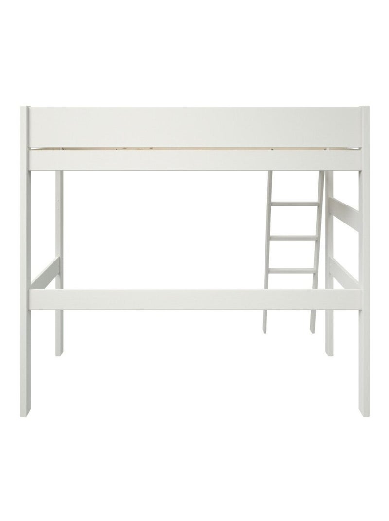 Lit mezzanine pin massif  COLETTE Blanc - Kiabi