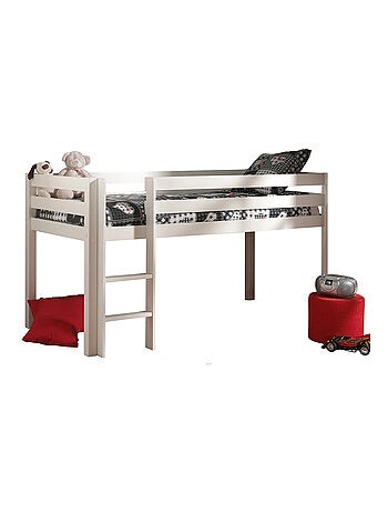 Lit mi hauteur en bois massif