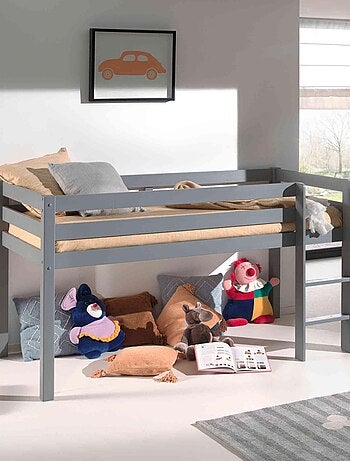 Lit mi hauteur en bois massif