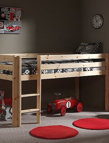 Lit mi hauteur en bois massif